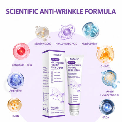 TopSpire®🎗️ PDRN Multi-Peptide Massage Roller Cream – Anti-Aging, Hydrating, Firming & Lifting Care for Smoother, More Radiant-Looking Skin
