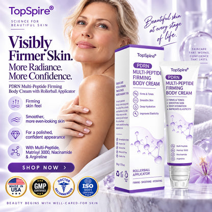 TopSpire®🎗️ PDRN Multi-Peptide Massage Roller Cream – Anti-Aging, Hydrating, Firming & Lifting Care for Smoother, More Radiant-Looking Skin