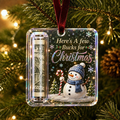 LAST DAY 50% OFF - 🎄Christmas Cash Gift Ornament- Make Cash Feel Like A Real Christmas Gift💵