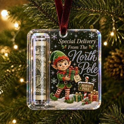 LAST DAY 50% OFF - 🎄Christmas Cash Gift Ornament- Make Cash Feel Like A Real Christmas Gift💵