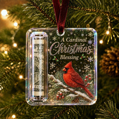 LAST DAY 50% OFF - 🎄Christmas Cash Gift Ornament- Make Cash Feel Like A Real Christmas Gift💵