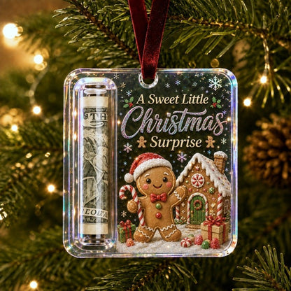 LAST DAY 50% OFF - 🎄Christmas Cash Gift Ornament- Make Cash Feel Like A Real Christmas Gift💵