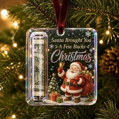 LAST DAY 50% OFF - 🎄Christmas Cash Gift Ornament- Make Cash Feel Like A Real Christmas Gift💵