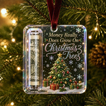 LAST DAY 50% OFF - 🎄Christmas Cash Gift Ornament- Make Cash Feel Like A Real Christmas Gift💵